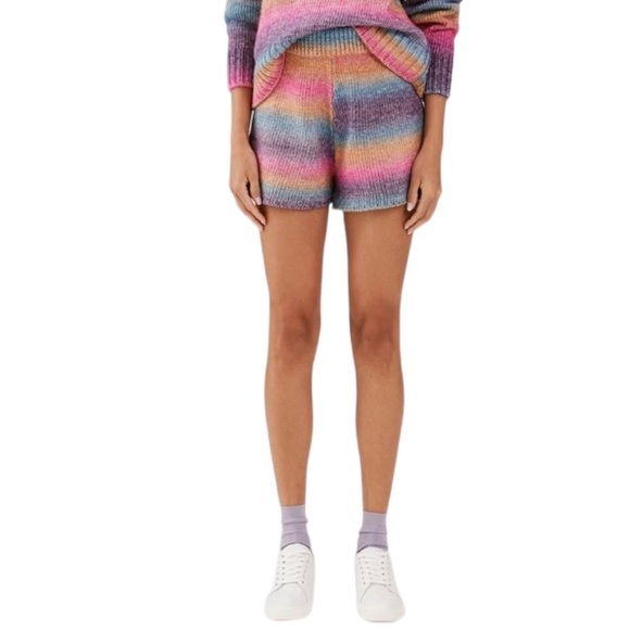 Something Navy poppy Ombre sweater rainbow shorts - Picture 3 of 9